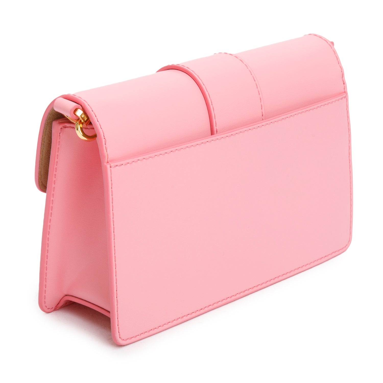 MCM Pink Leather Small Tracy Crossbody Wallet