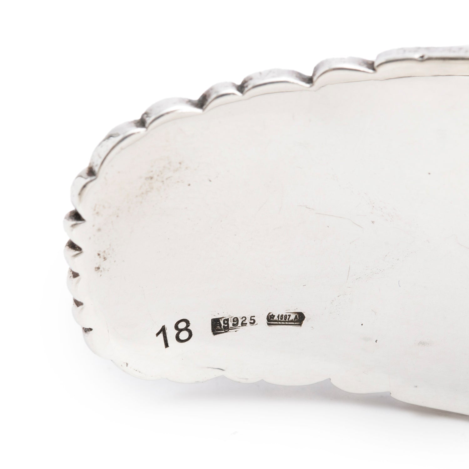 Gucci Sterling Silver Garden Feline Cuff Bracelet w/ Box
