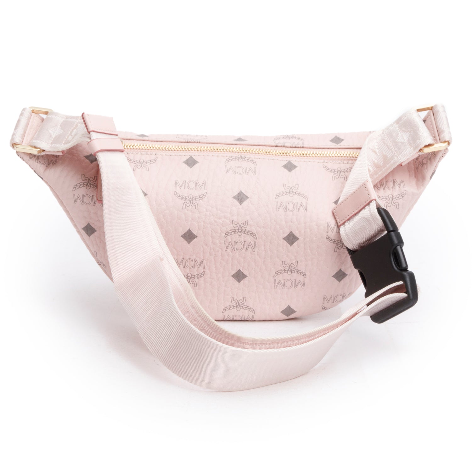 MCM Pink Visetos Fursten Belt Bag