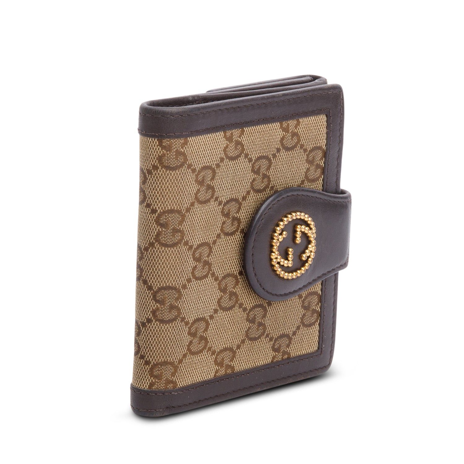 Gucci Beige GG Supreme Bi-Fold Wallet w/ Box