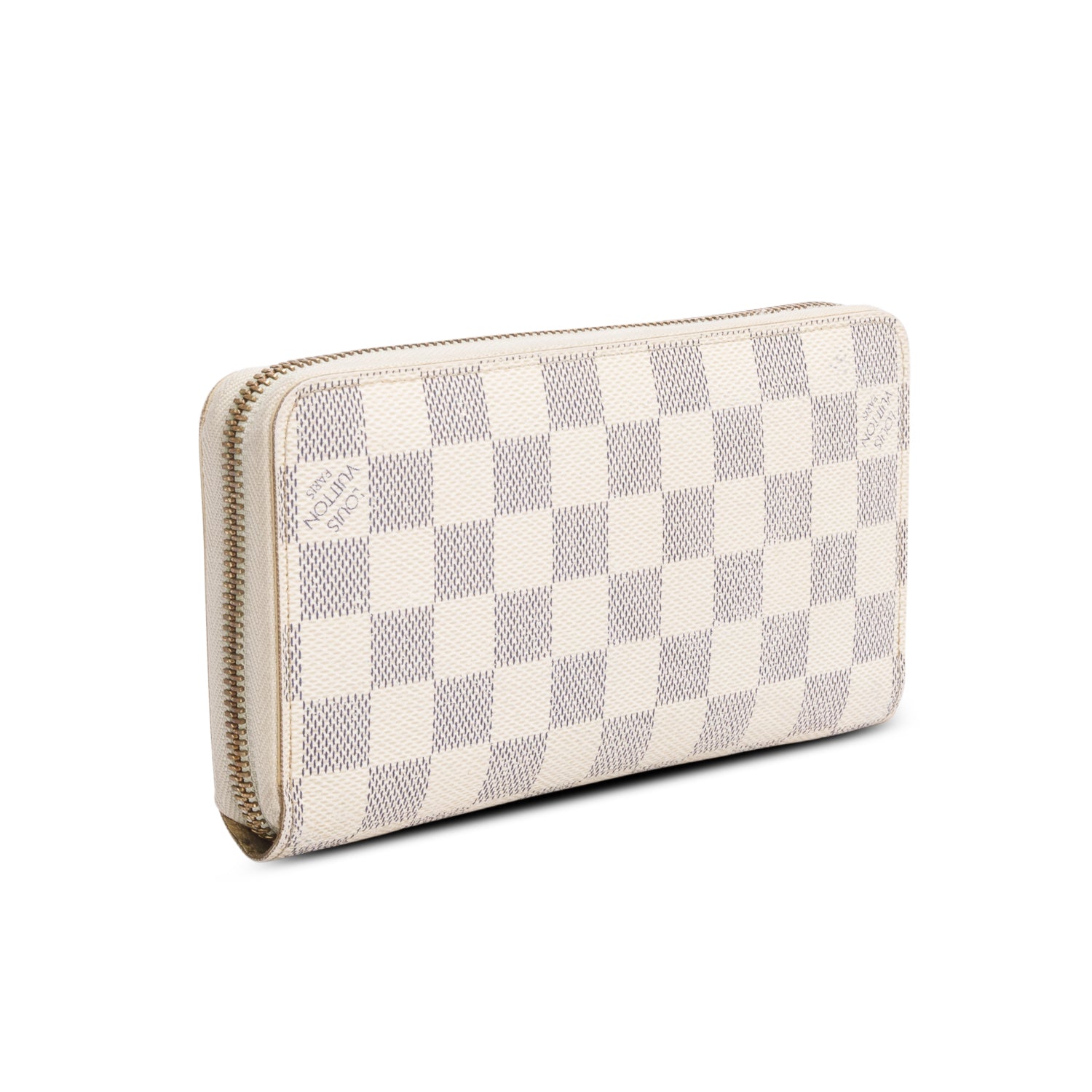 Louis Vuitton Damier Azur Zippy Wallet w/ Box