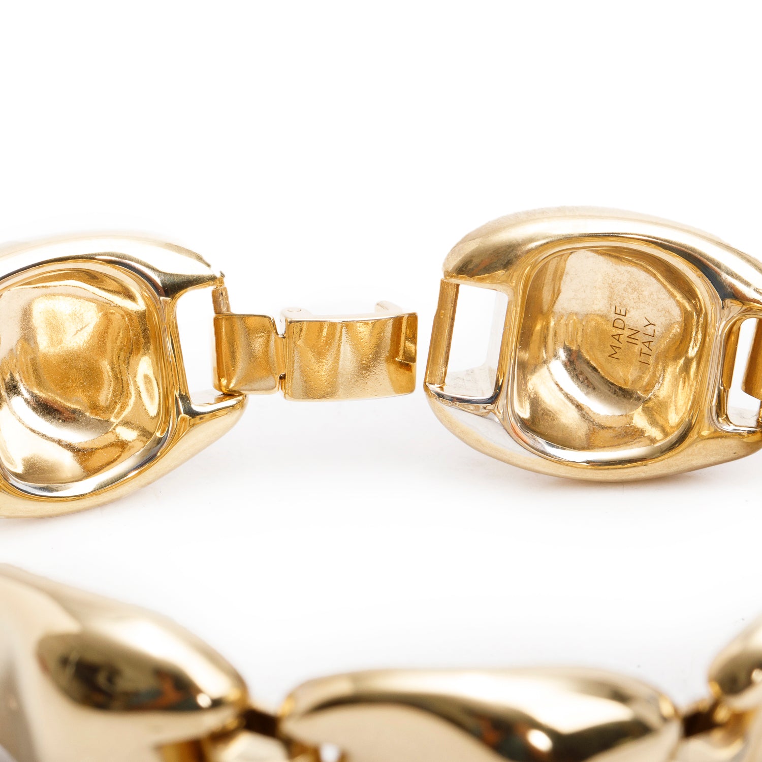 Ferragamo Brass Varastone Bracelet w/ Box