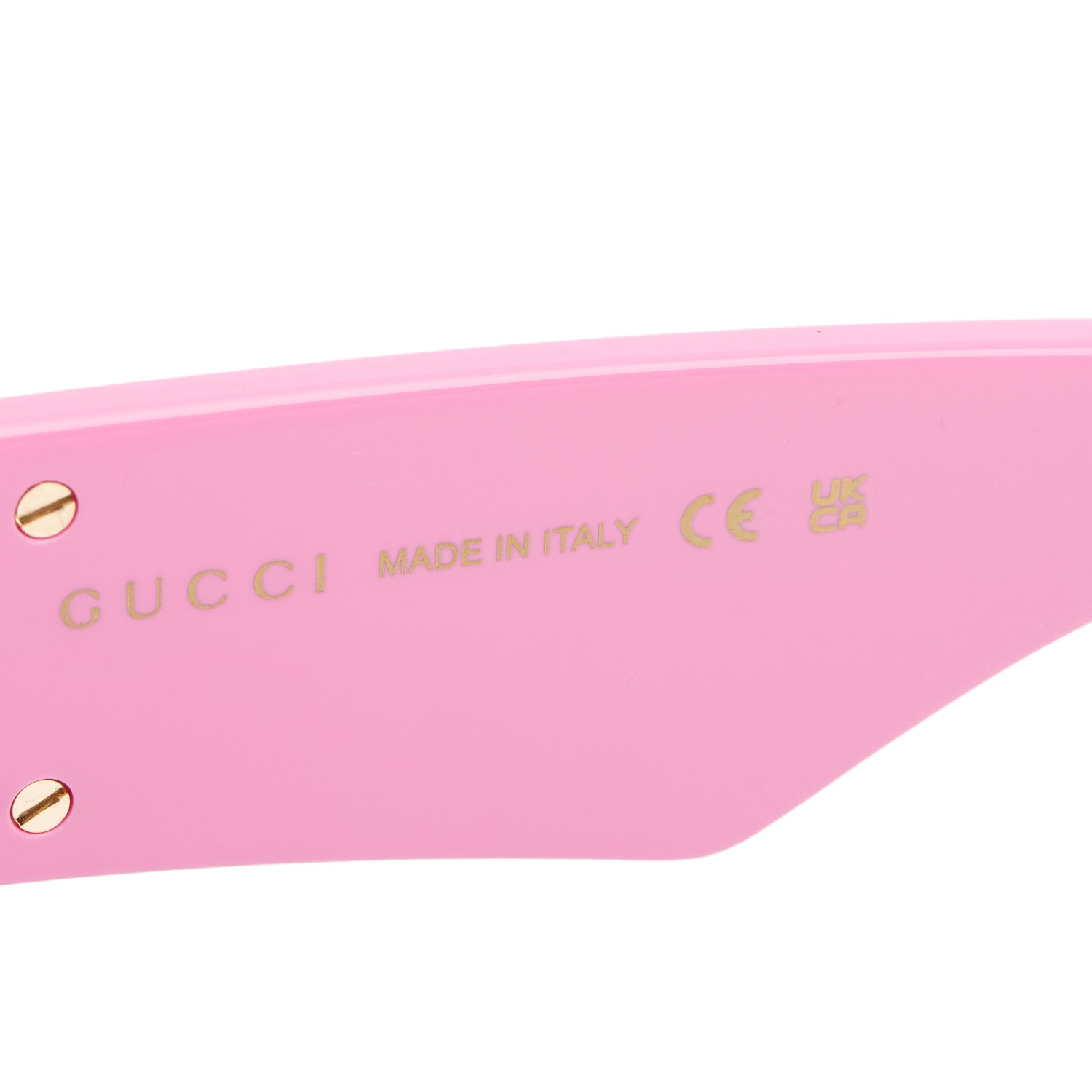 Gucci GG1421S Pink Acetate GG Marmont Cat-Eye Sunglasses w/ Case