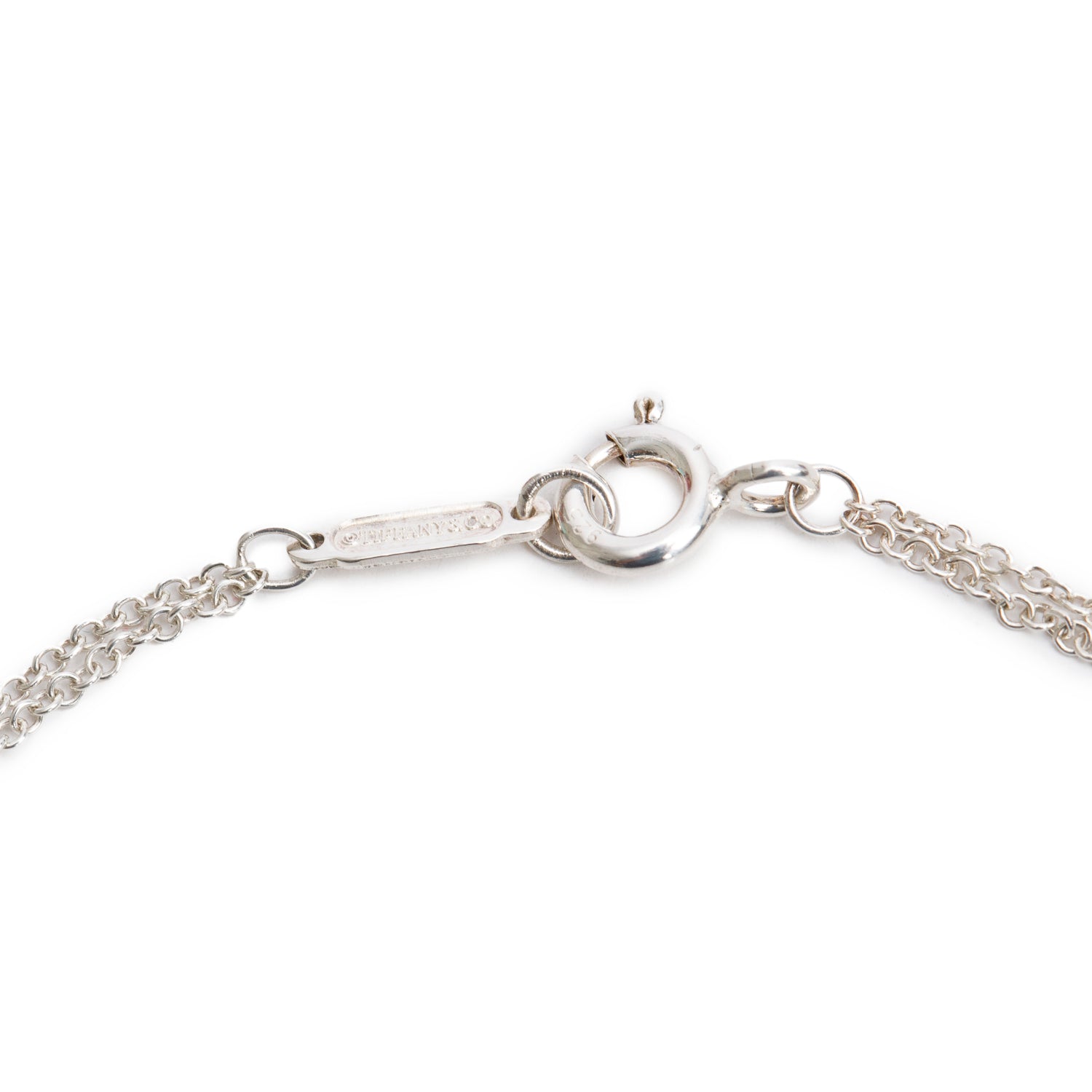 Tiffany & Co. Sterling Silver & Rubedo Metal 1837 Circle Bracelet