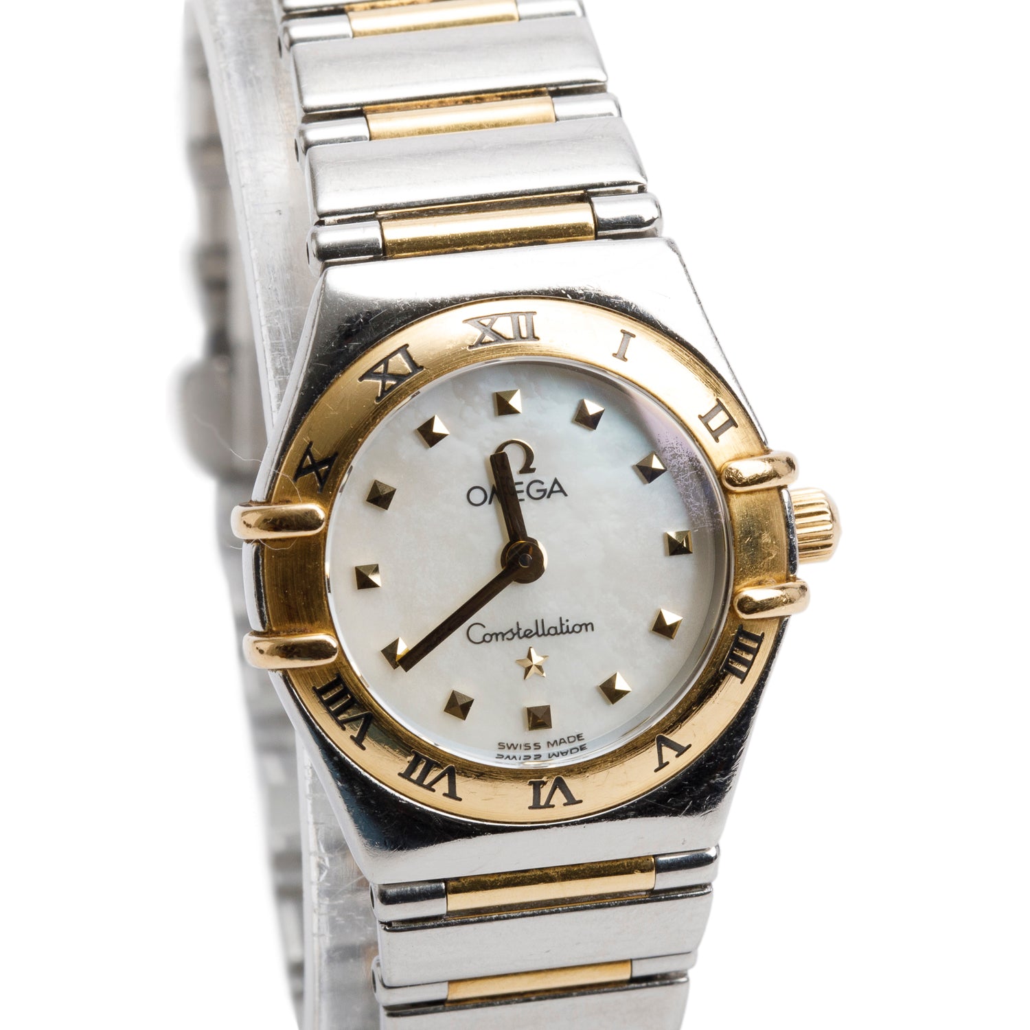 Omega Stainless Steel & 18k Yellow Gold Constellation My Choice 22 MM Quartz Watch