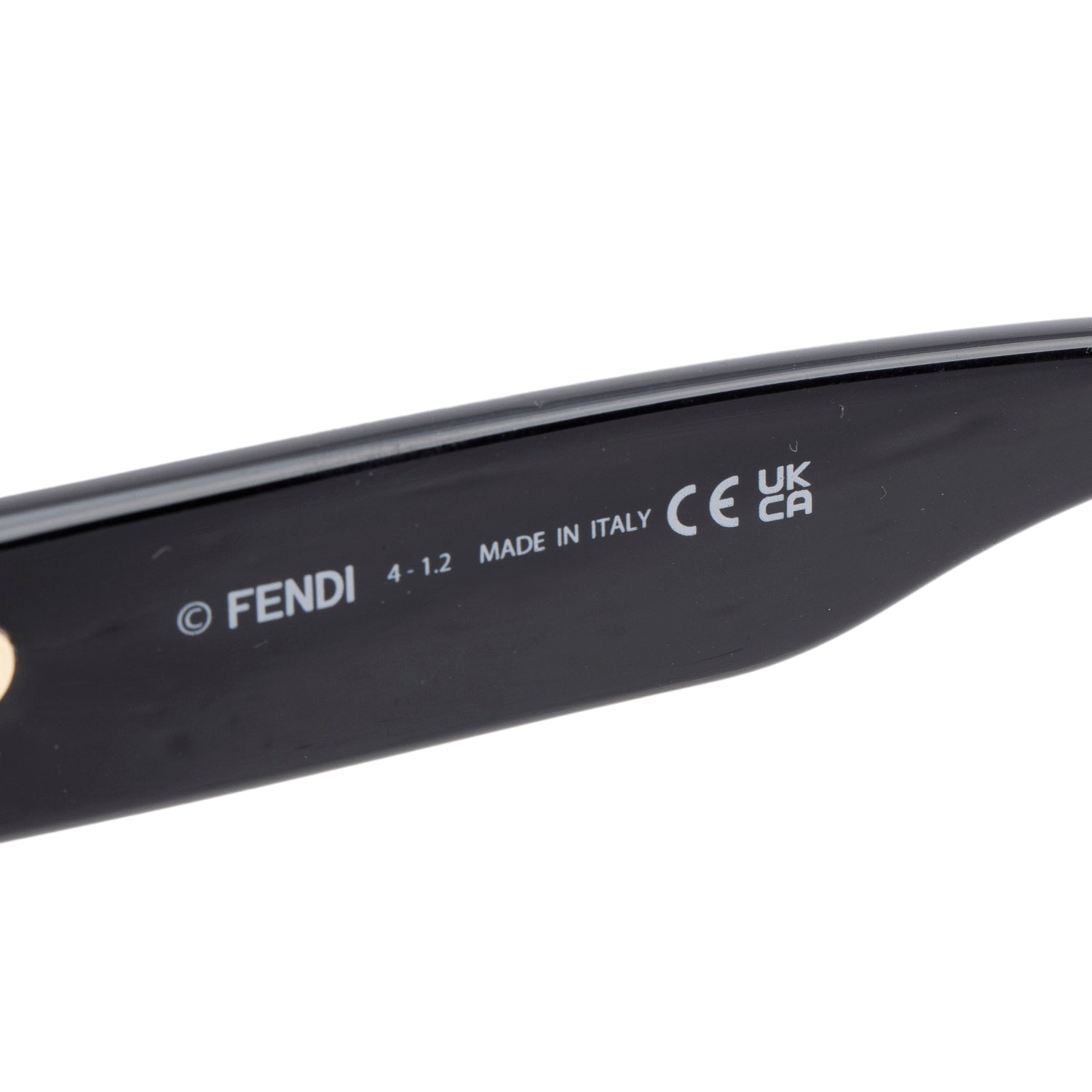 Fendi FE40070I Black Acetate Fendigraphy Square Sunglasses w/ Case