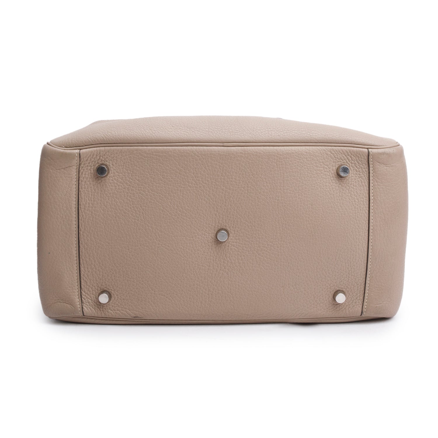 Hermes Argile Taurillon Clemence Leather Lindy 34