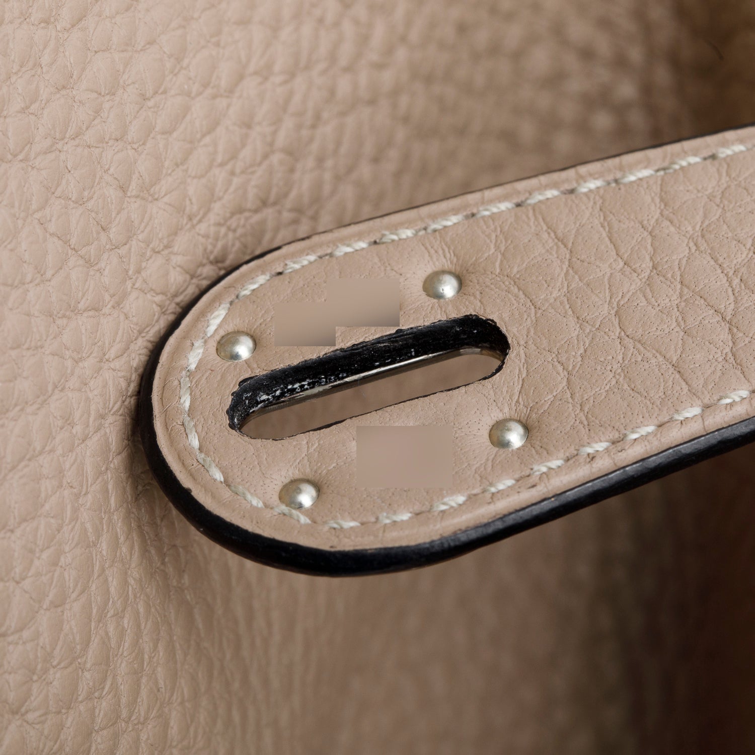 Hermes Argile Taurillon Clemence Leather Lindy 34