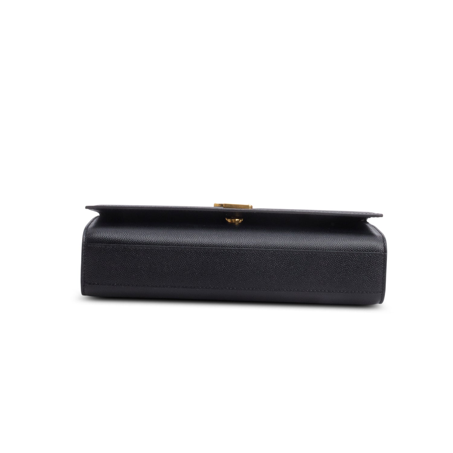 Saint Laurent Black Grain De Poudre Medium Kate Bag