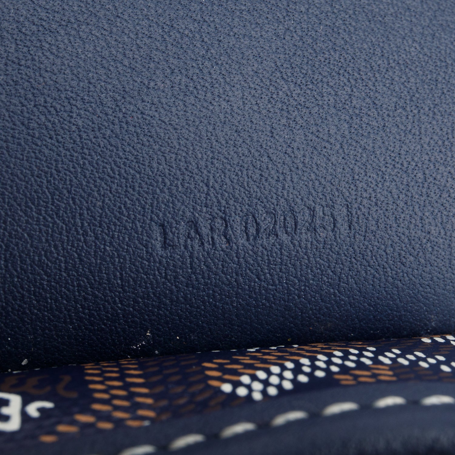 Goyard 2025 Blue Goyardine Coursier Messenger Bag