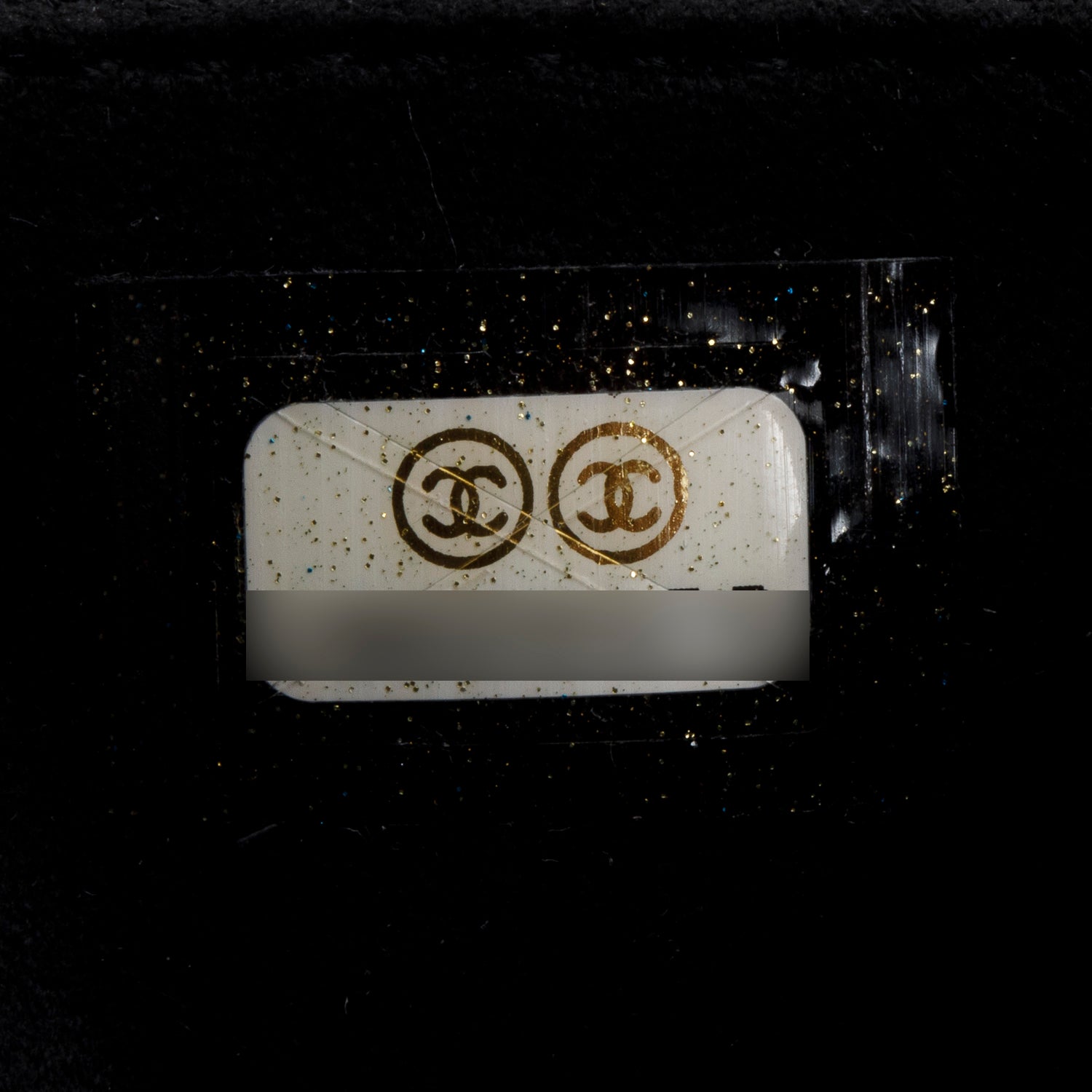 Chanel Black Patent CC Leather Wallet on Chain