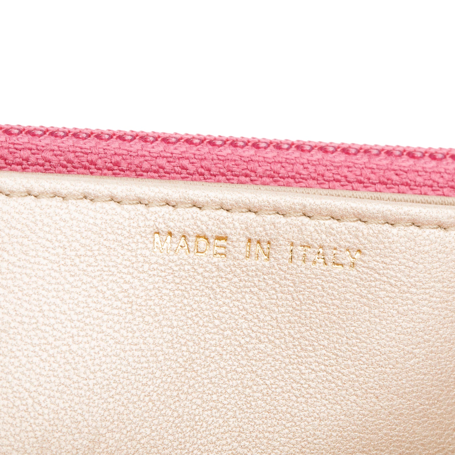 Chanel Pink Lambskin Camellia Embossed Wallet on Chain w/ Box & Authenticity Card