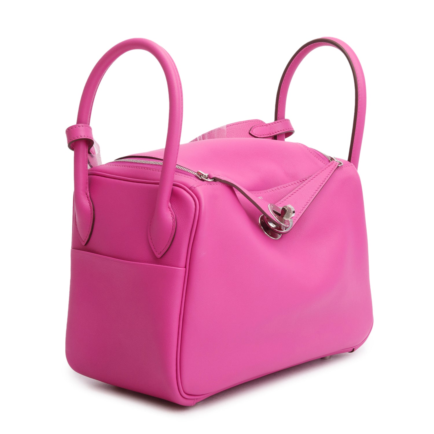 Hermes Magnolia Veau Swift Tressage De Cuir Lindy 26 w/ Box