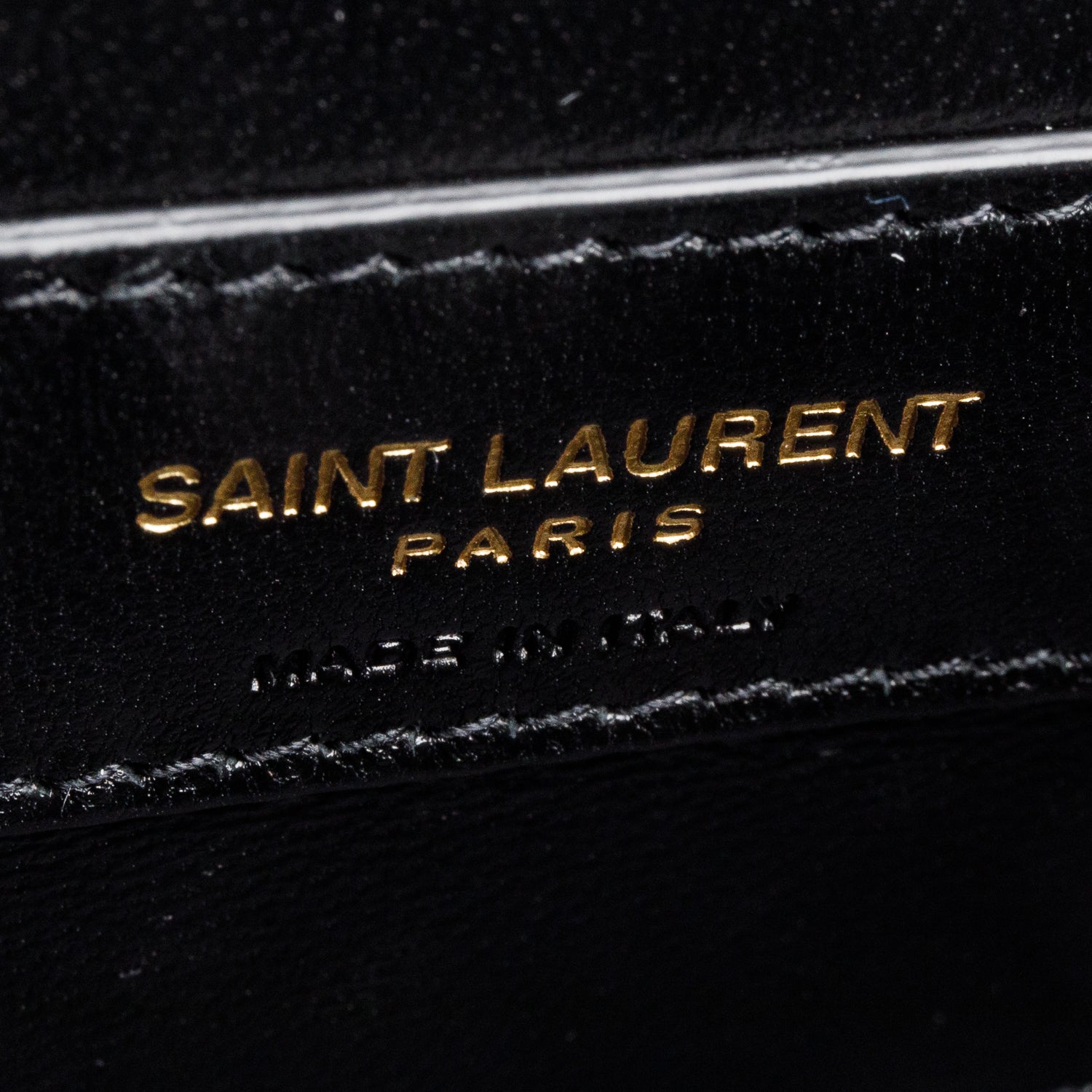 Saint Laurent 2025 Black Quilted Leather June Box Crossbody Bag