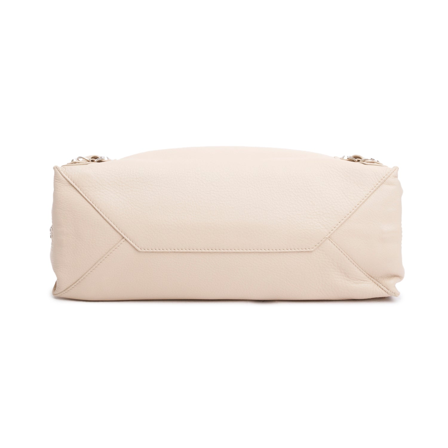Balenciaga Beige Smooth Calf B4 Zip Around Tote w/ Strap