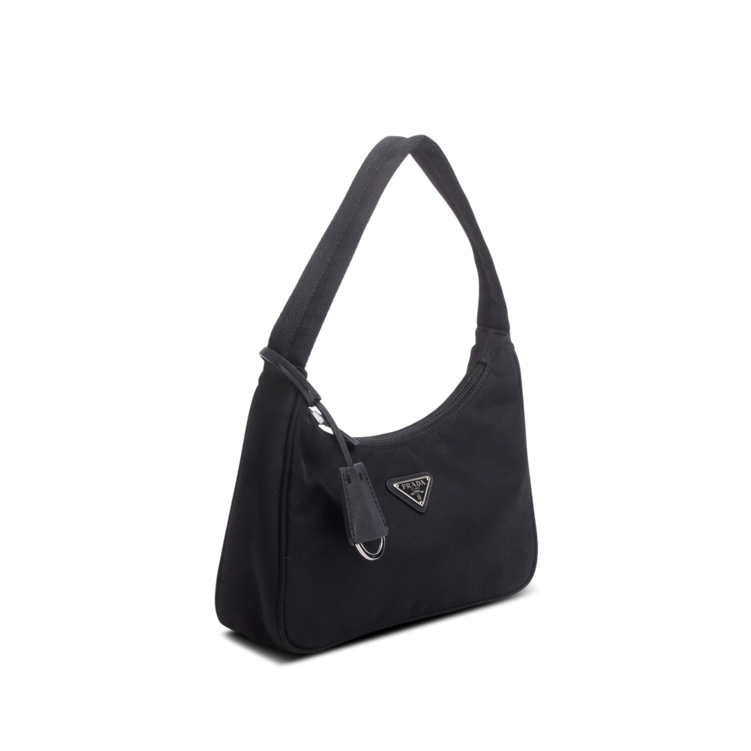 Prada 2020 Black Re-Edition 2000 Re-Nylon Mini Bag w/ Authenticity Card