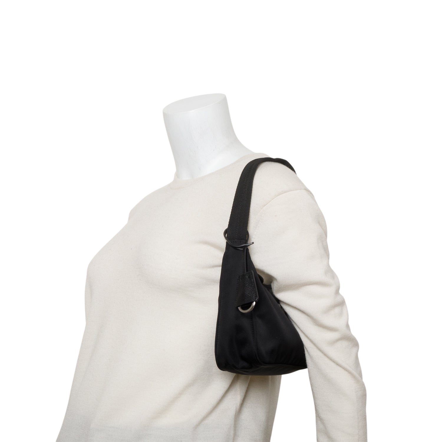 Prada 2020 Black Re-Edition 2000 Re-Nylon Mini Bag w/ Authenticity Card