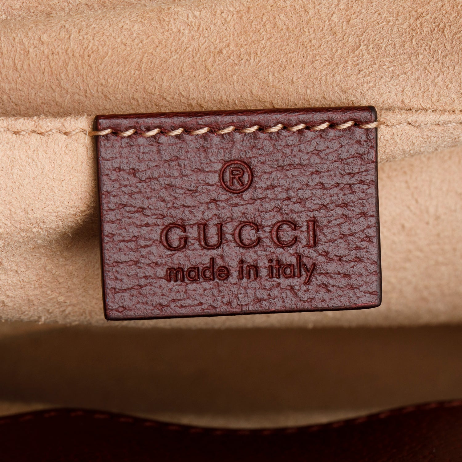 Gucci Burgundy Leather Web Ophidia Medium Chain Shoulder Bag