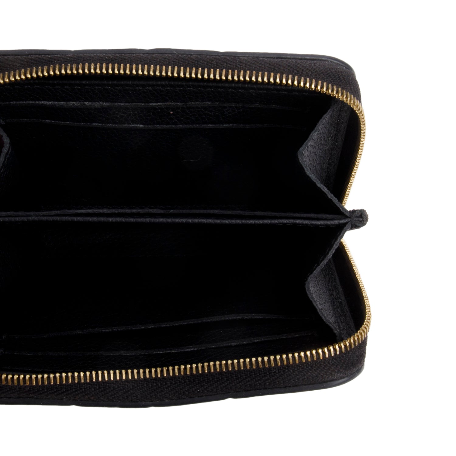 Louis Vuitton Black Monogram Empreinte Leather Zippy Coin Purse w/ Box