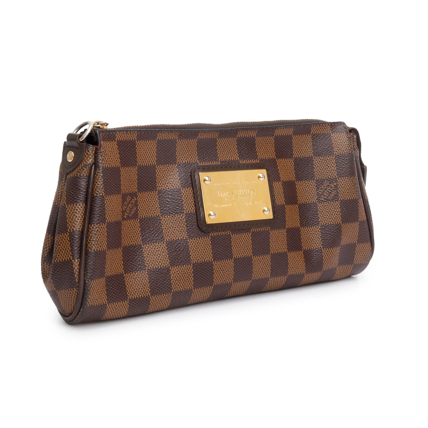 Louis Vuitton Damier Ebene Eva Clutch w/ Straps