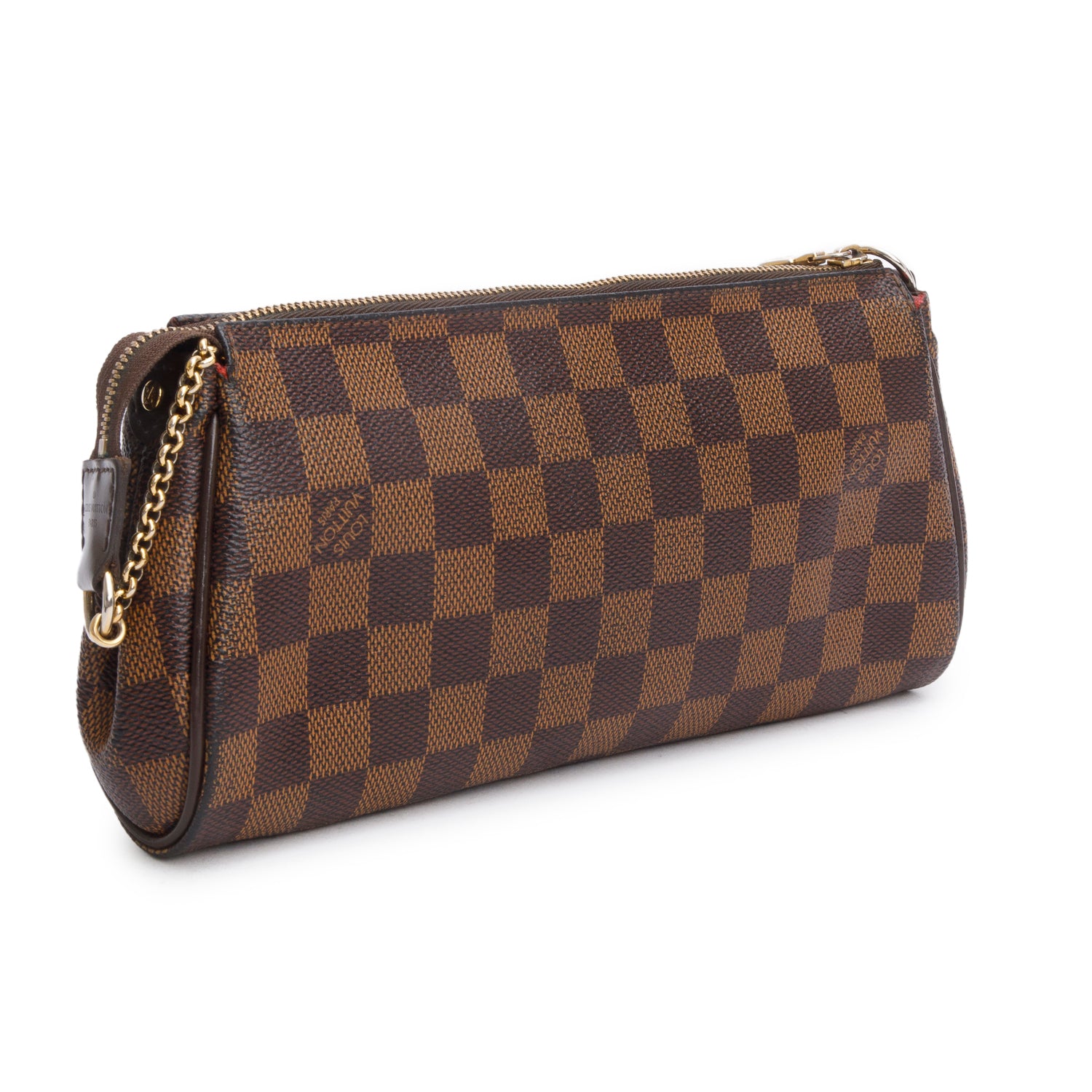 Louis Vuitton Damier Ebene Eva Clutch w/ Straps