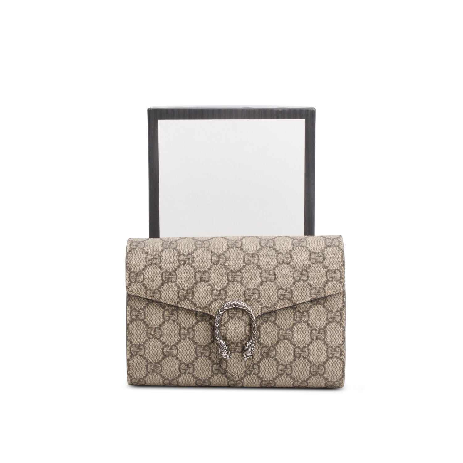 Gucci Dionysus GG Supreme Wallet on Chain w/ Box