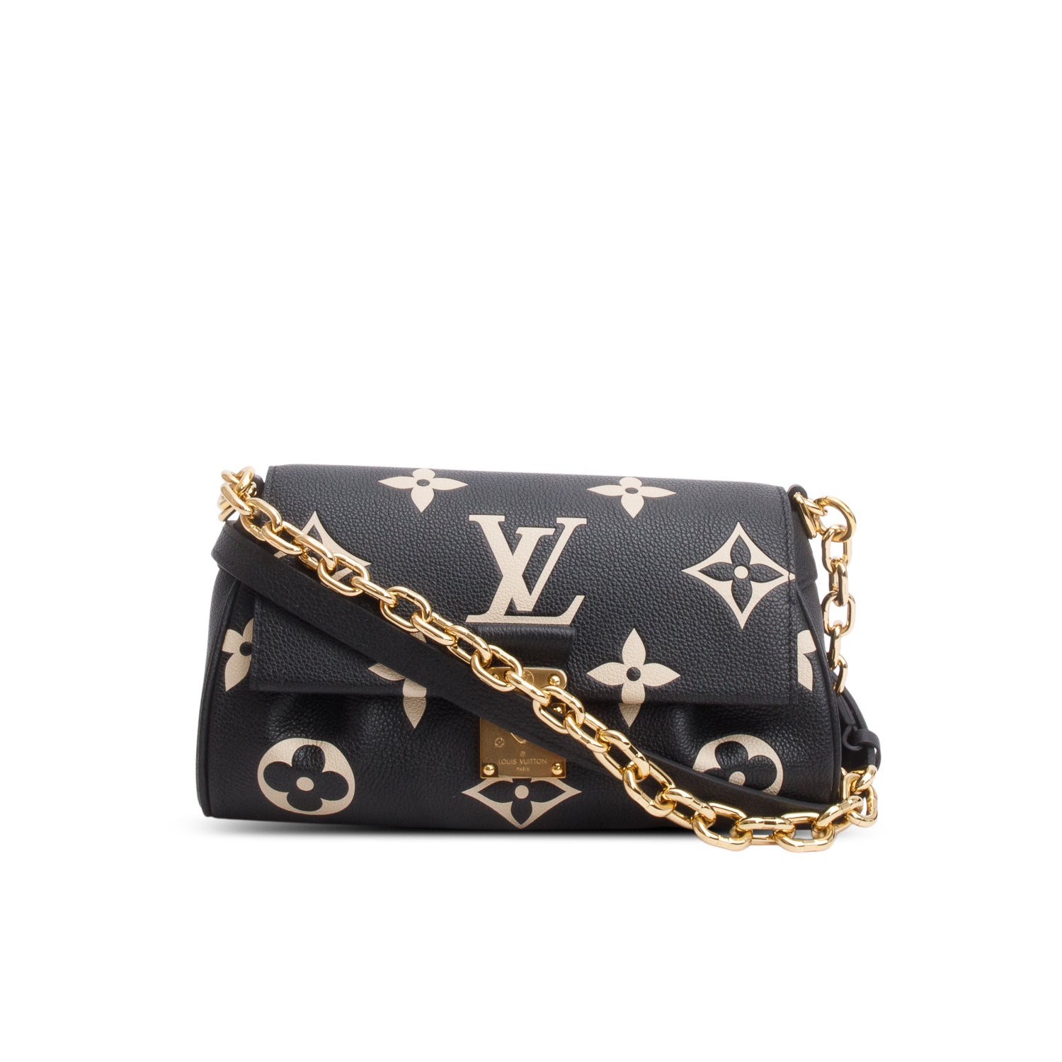 Louis Vuitton Black Empreinte Monogram Giant Favorite w/ Box & Strap