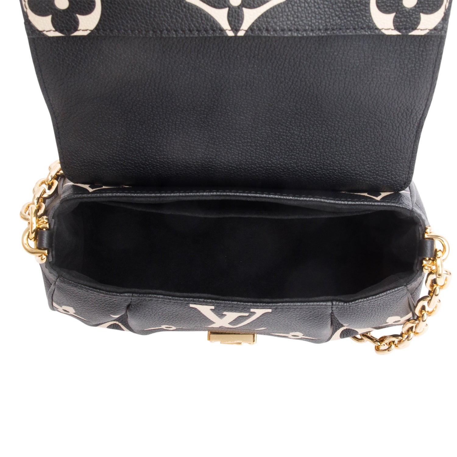 Louis Vuitton Black Empreinte Monogram Giant Favorite w/ Box & Strap
