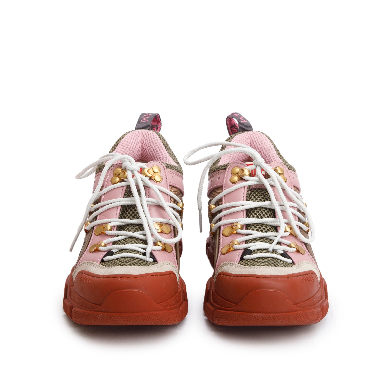 Gucci x Sega Multicolor Canvas Calfskin Flashtrek Sneakers, Size 35.5 w/ Box & Receipt