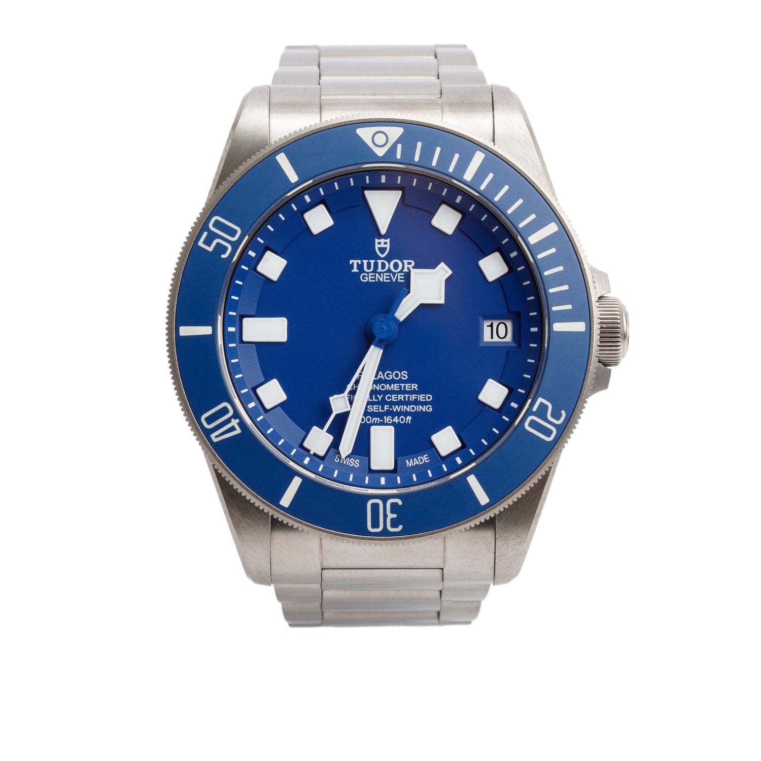 Tudor 2020 Titanium Pelagos 42 MM Automatic Watch Blue Dial 25600TB w/ Box, Papers & Extra Strap