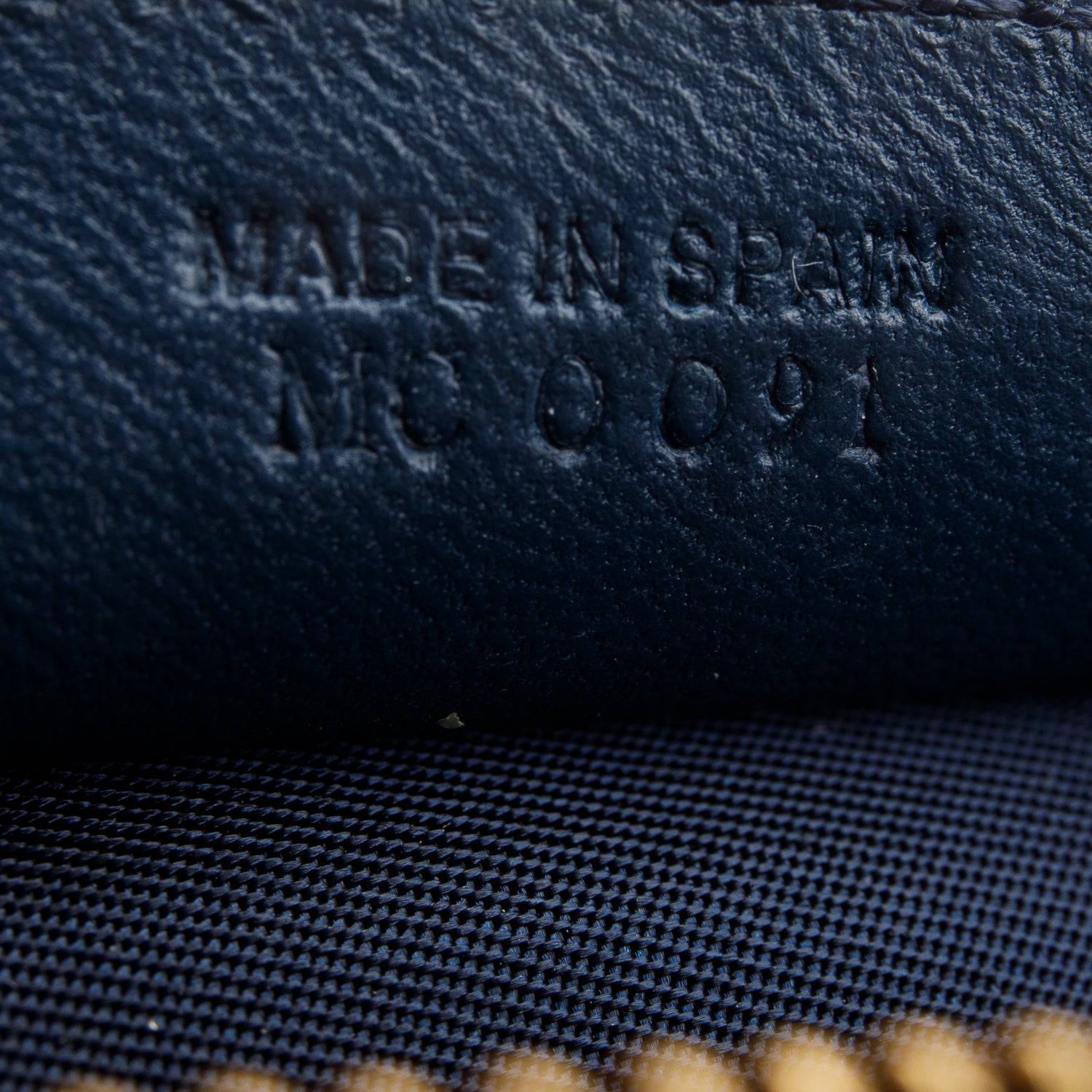 Christian Dior Navy Diorissimo Saddle Pochette w/ Authenticity Card