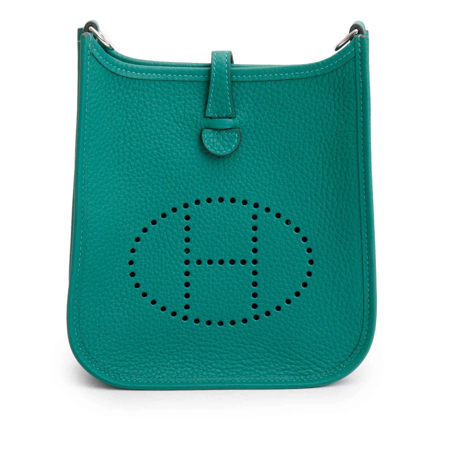 Hermes 2024 Vert Vertigo Taurillon Clemence Amazone Evelyn TPM 16 W/ Box & Receipt