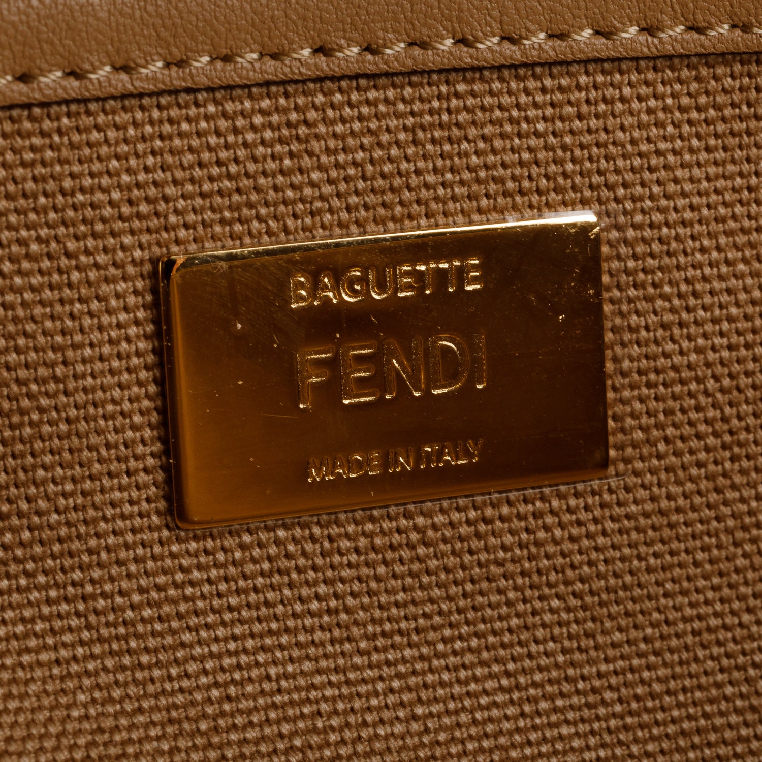 Fendi Multicolor Canvas Vitello King FF Embroidered Baguette w/ Straps