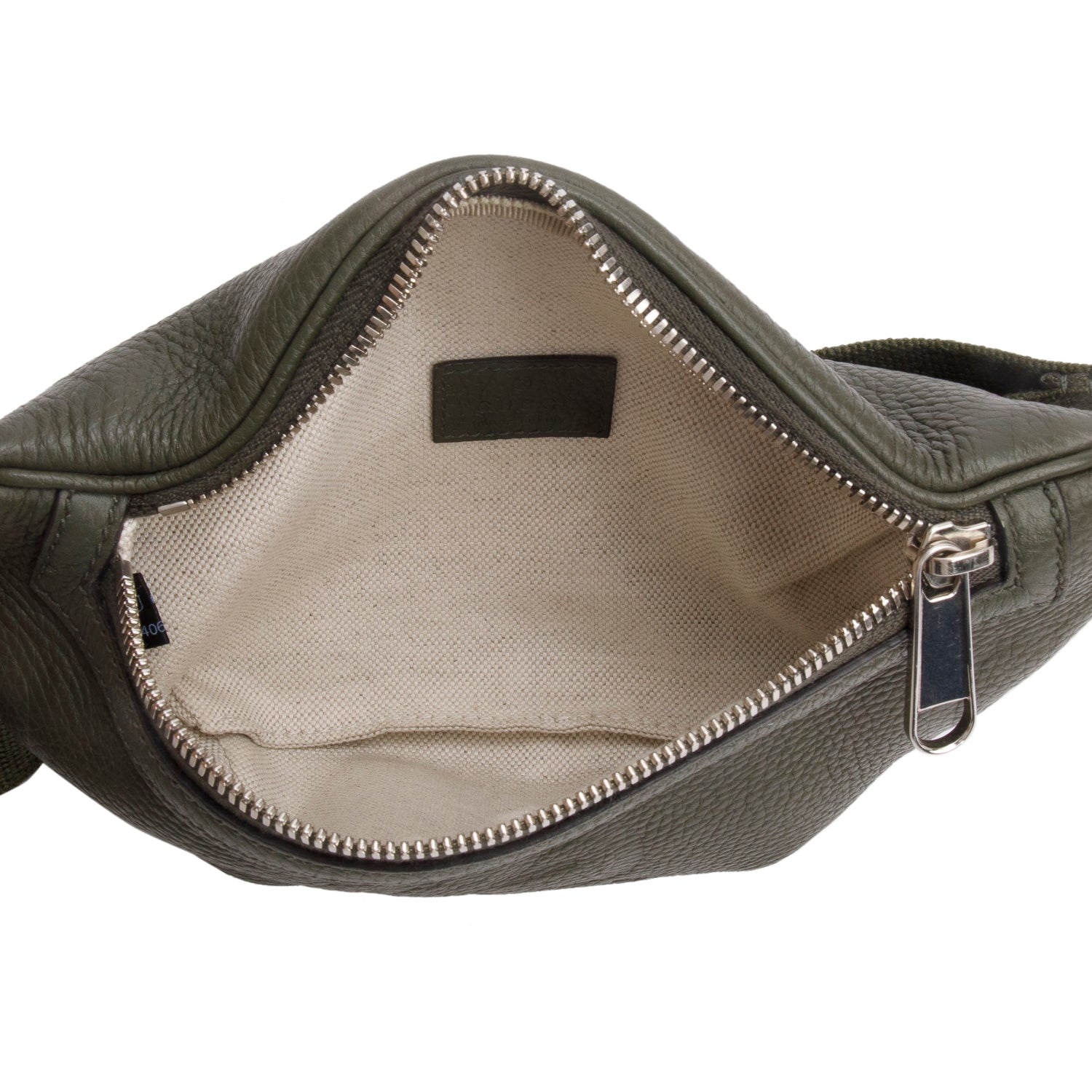 Gucci Green Leather Jumbo GG Small Belt Bag