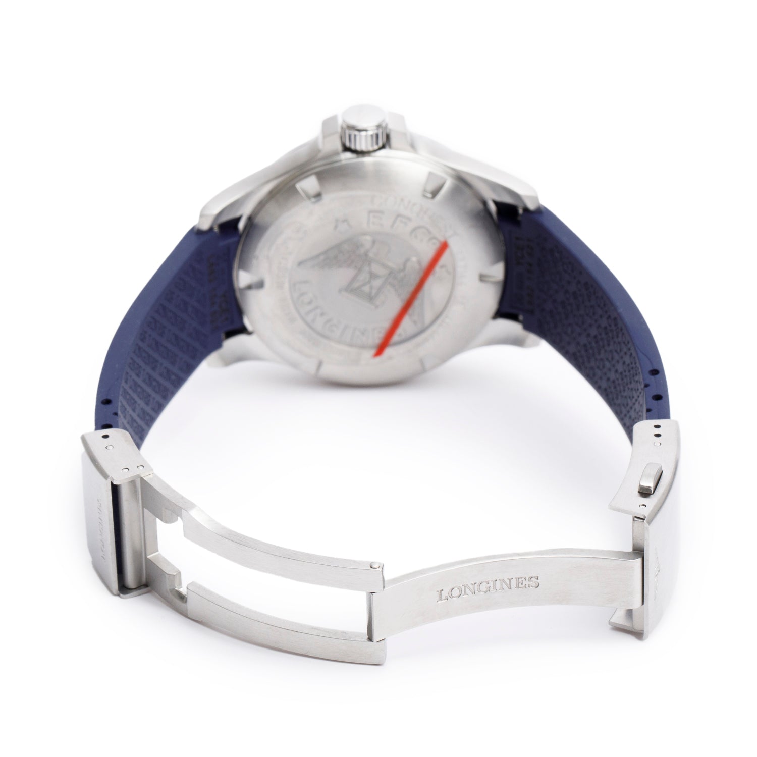 Longines Stainless Steel Conquest V.H.P. 41 MM Quartz Watch Blue Dial w/ Box