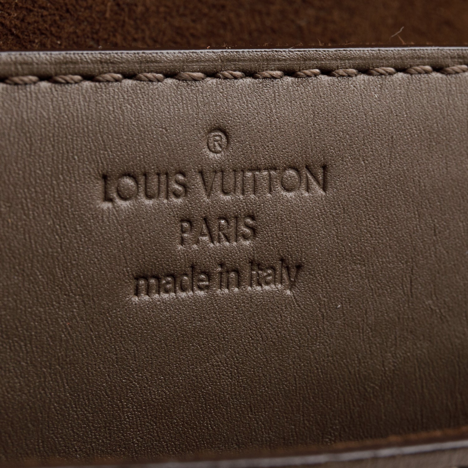 Louis Vuitton Taupe Calfskin Chain Louise Pochette w/ Strap