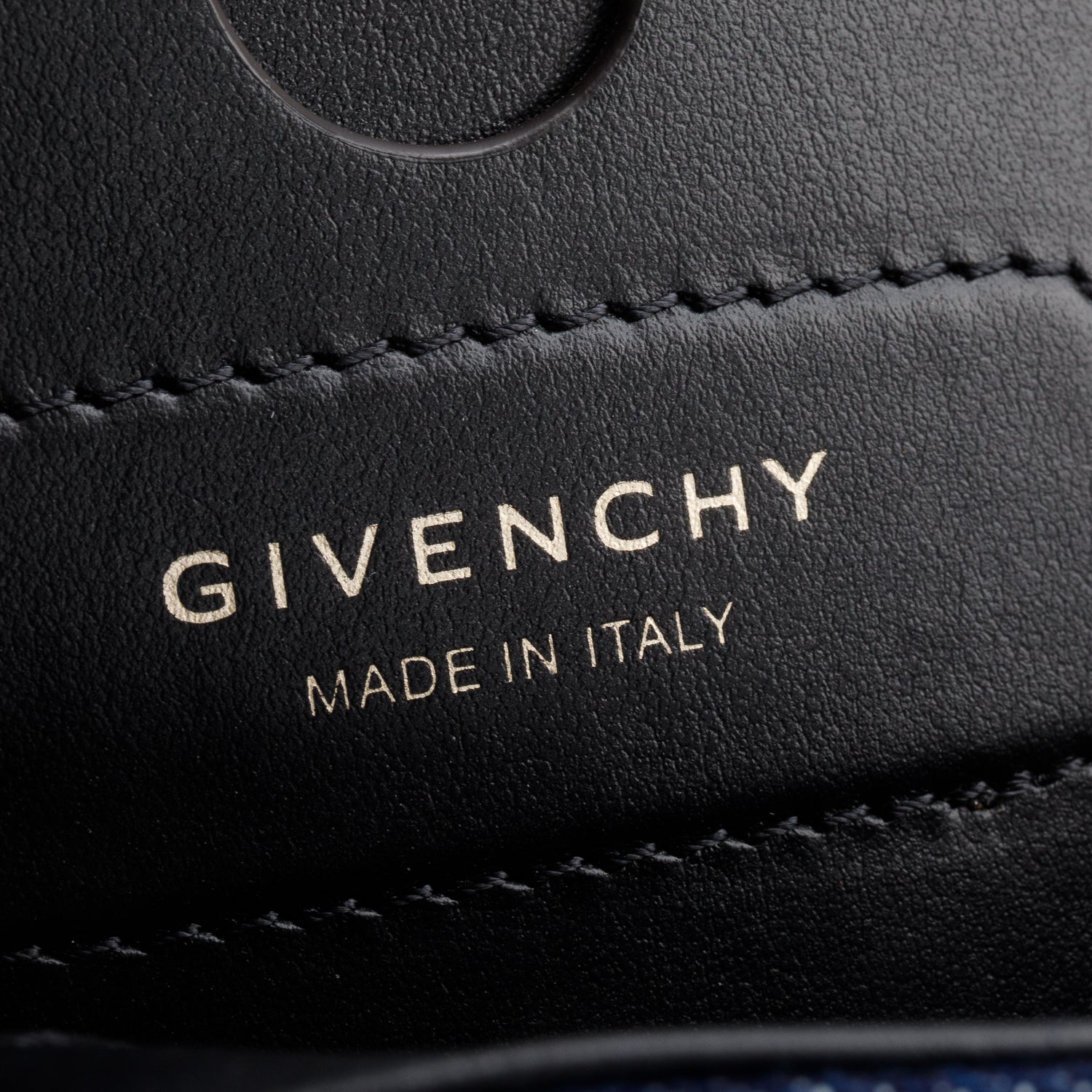 Givenchy 2020 Blue Denim Small ID Flap Bag