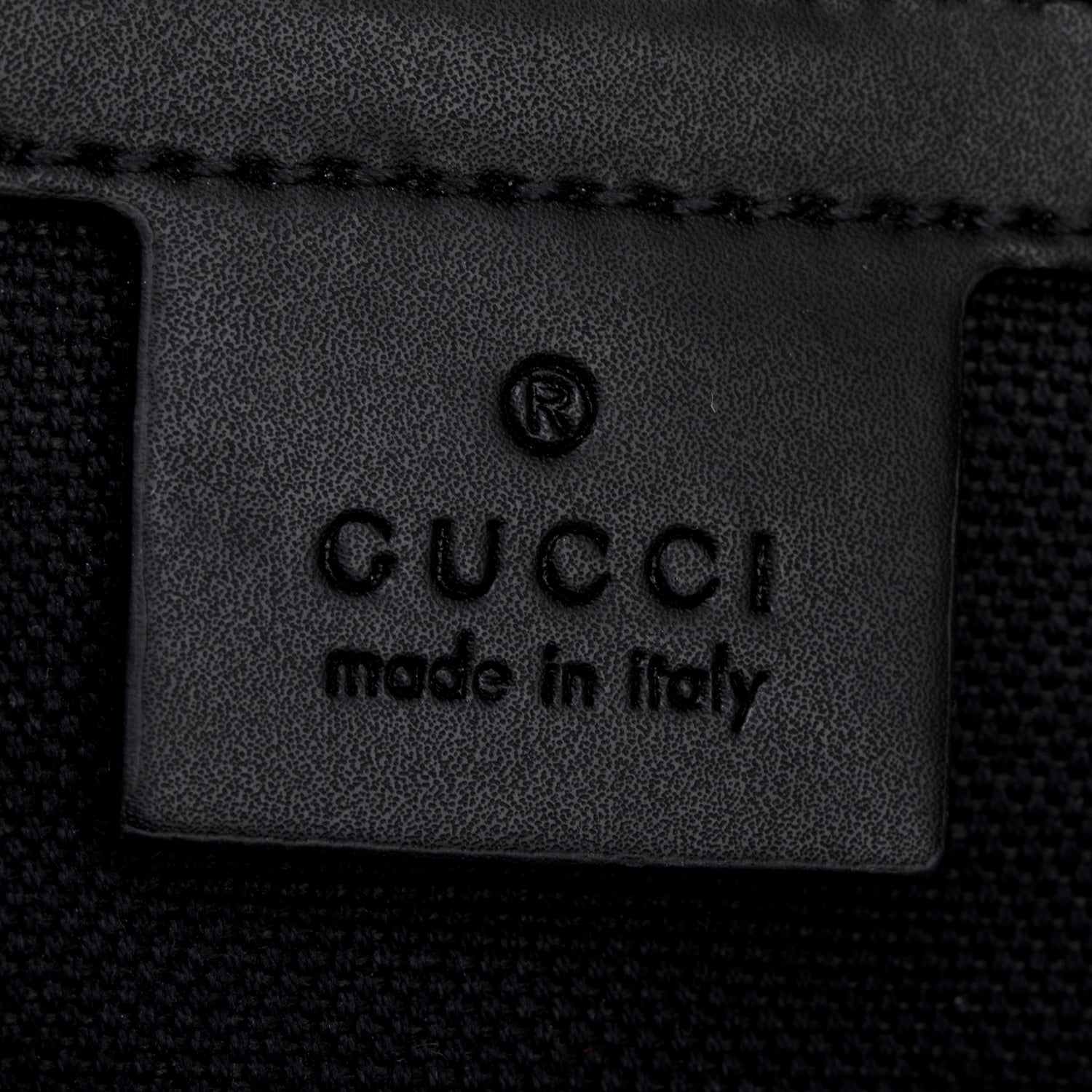 Gucci Black GG Supreme Monogram Calfskin Web Small Ophidia Day Backpack w/ Box