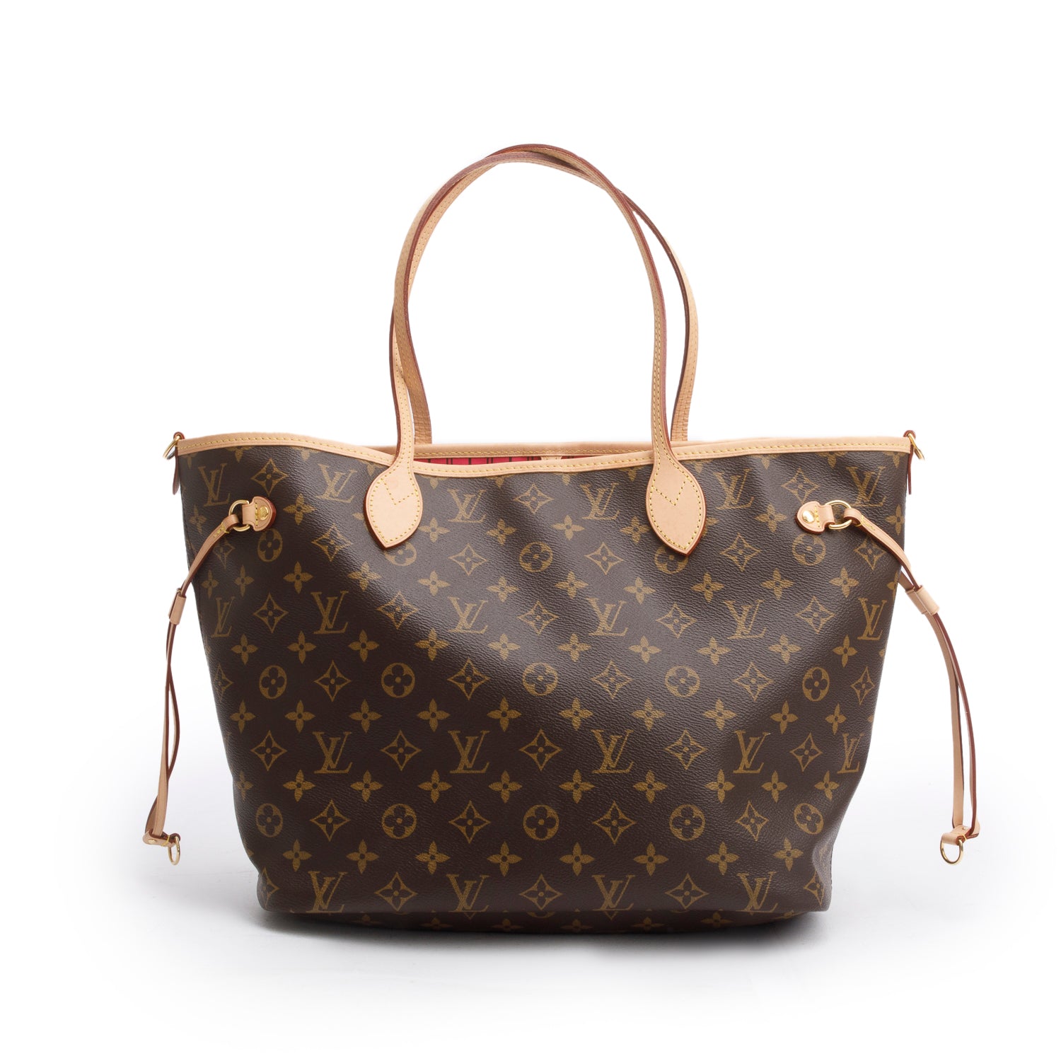 Louis Vuitton 2025 Monogram Neverfull Bandouliere Inside Out MM w/ Box, Strap & Receipt