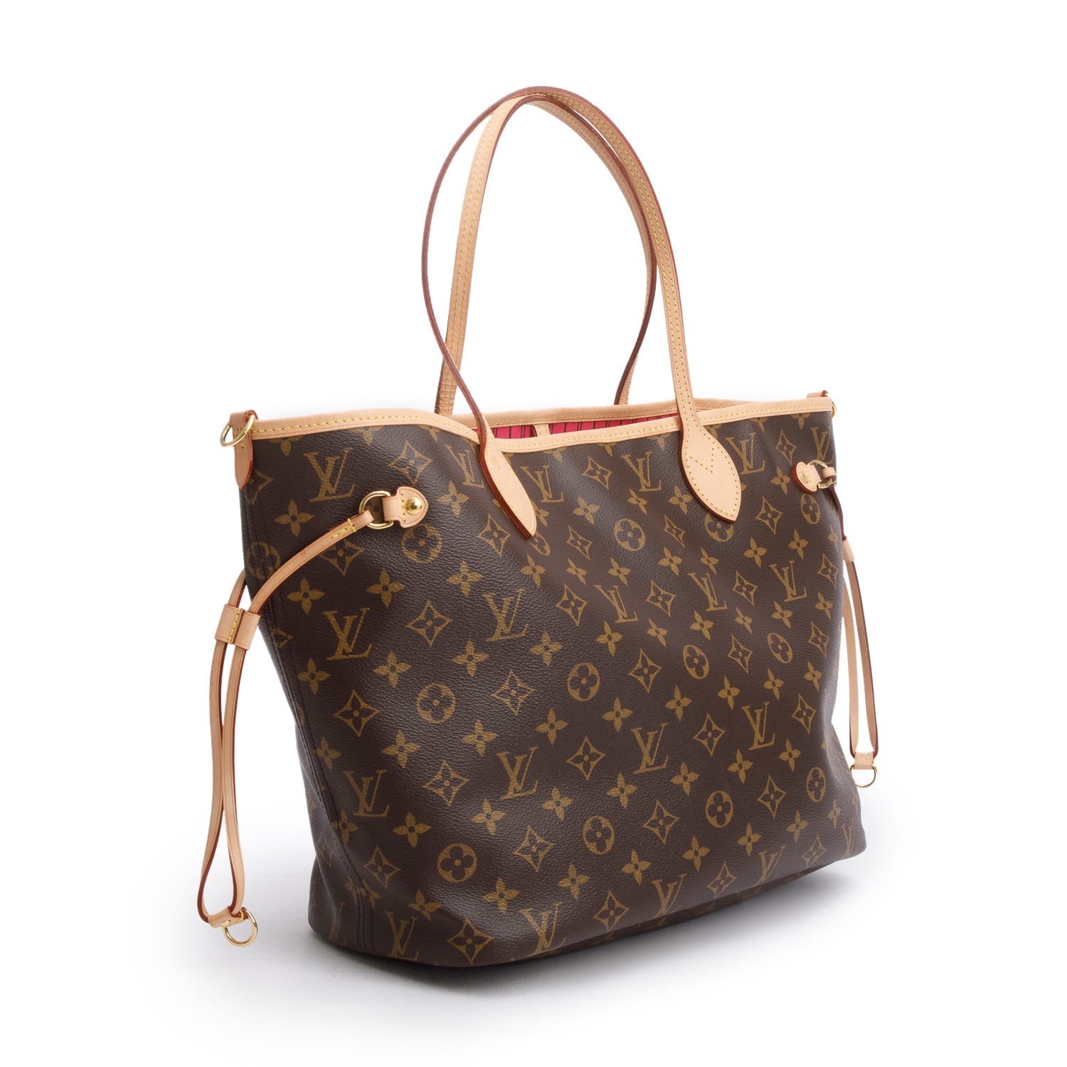 Louis Vuitton 2025 Monogram Neverfull Bandouliere Inside Out MM w/ Box, Strap & Receipt