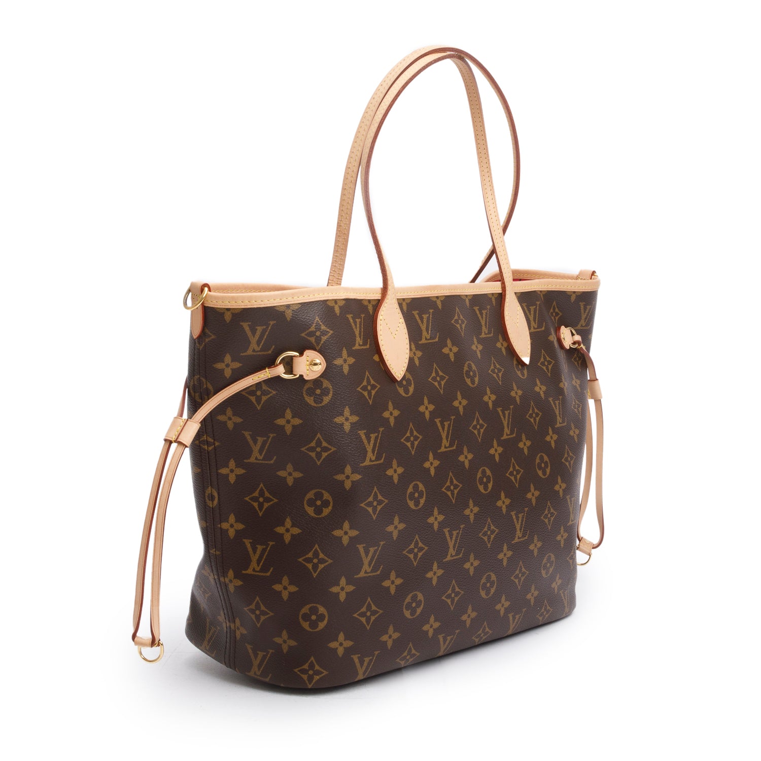 Louis Vuitton 2025 Monogram Neverfull Bandouliere Inside Out MM w/ Box, Strap & Receipt