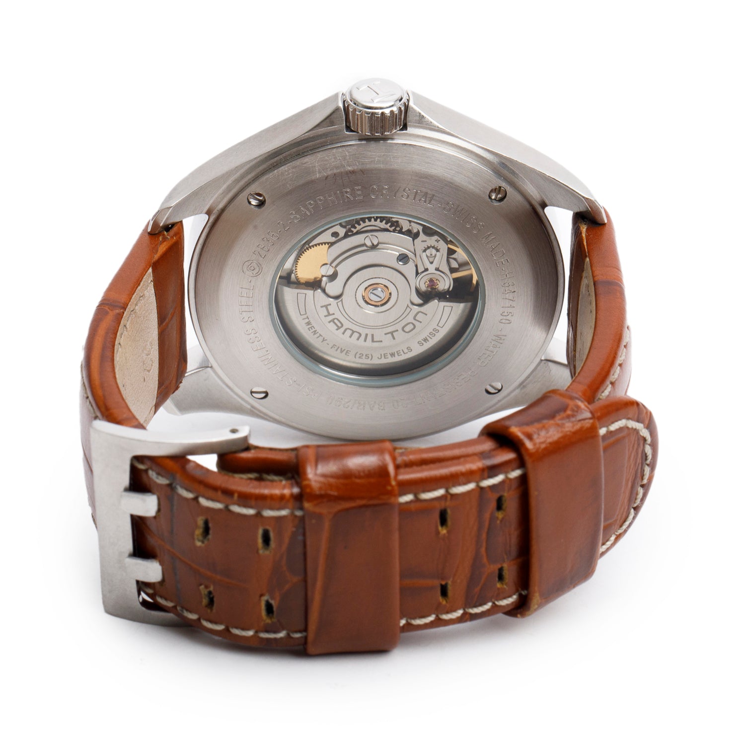 Hamilton Stainless Steel Khaki Aviation Pilot Day Date 46 MM Automatic Watch H647150 w/ Box & Papers