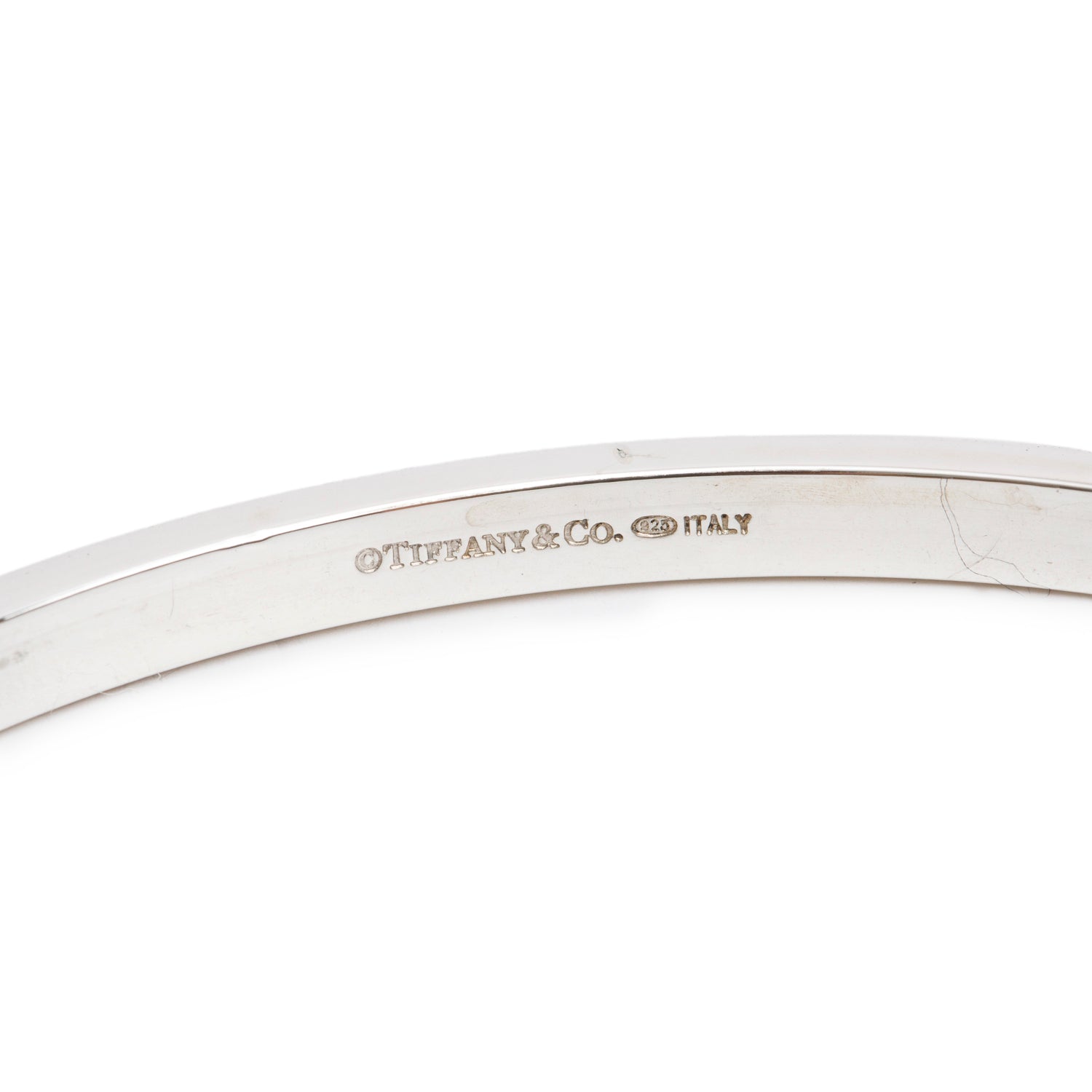 Tiffany & Co. Sterling Silver Thin Bangle Bracelet