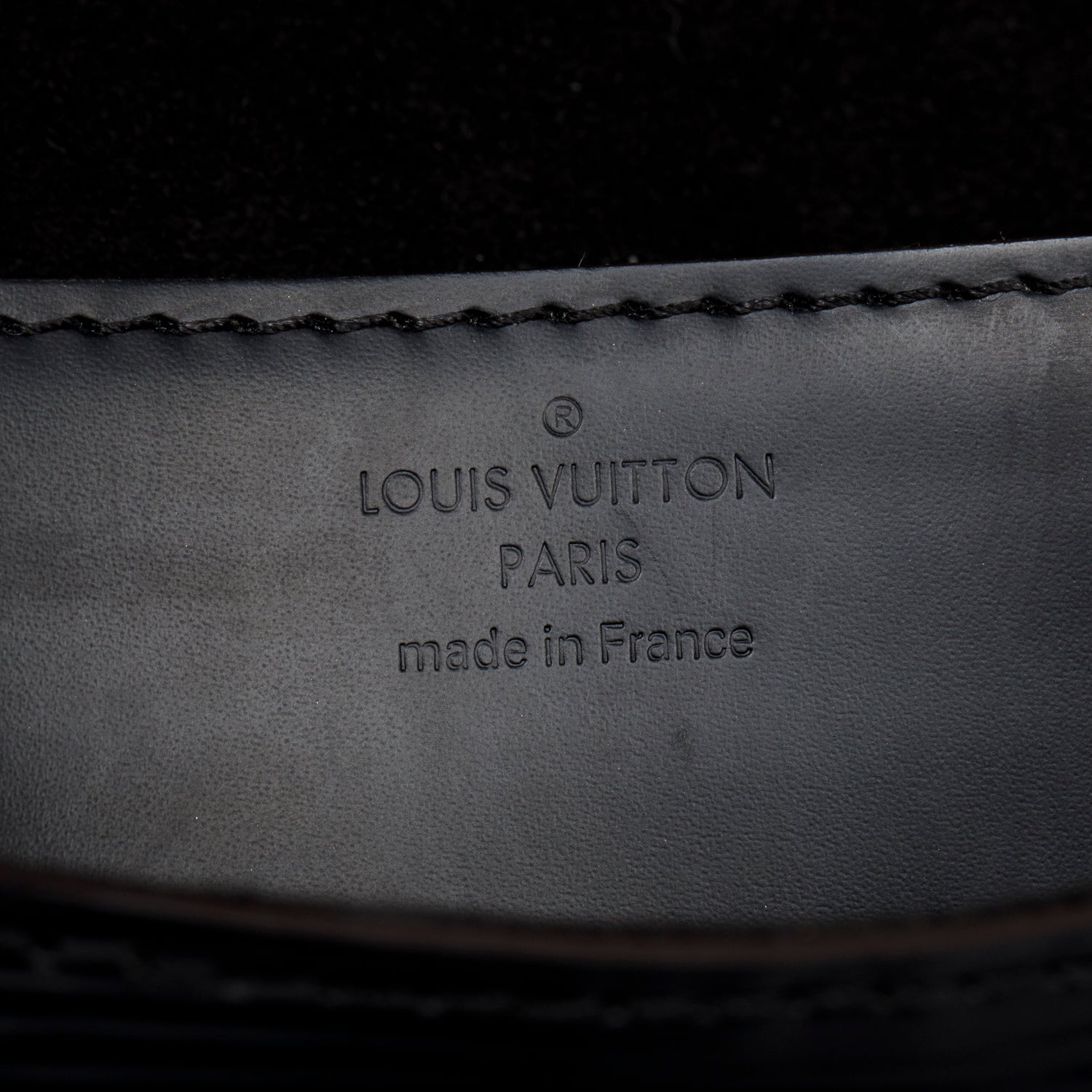 Louis Vuitton Black Epi Leather Louise Strap PM