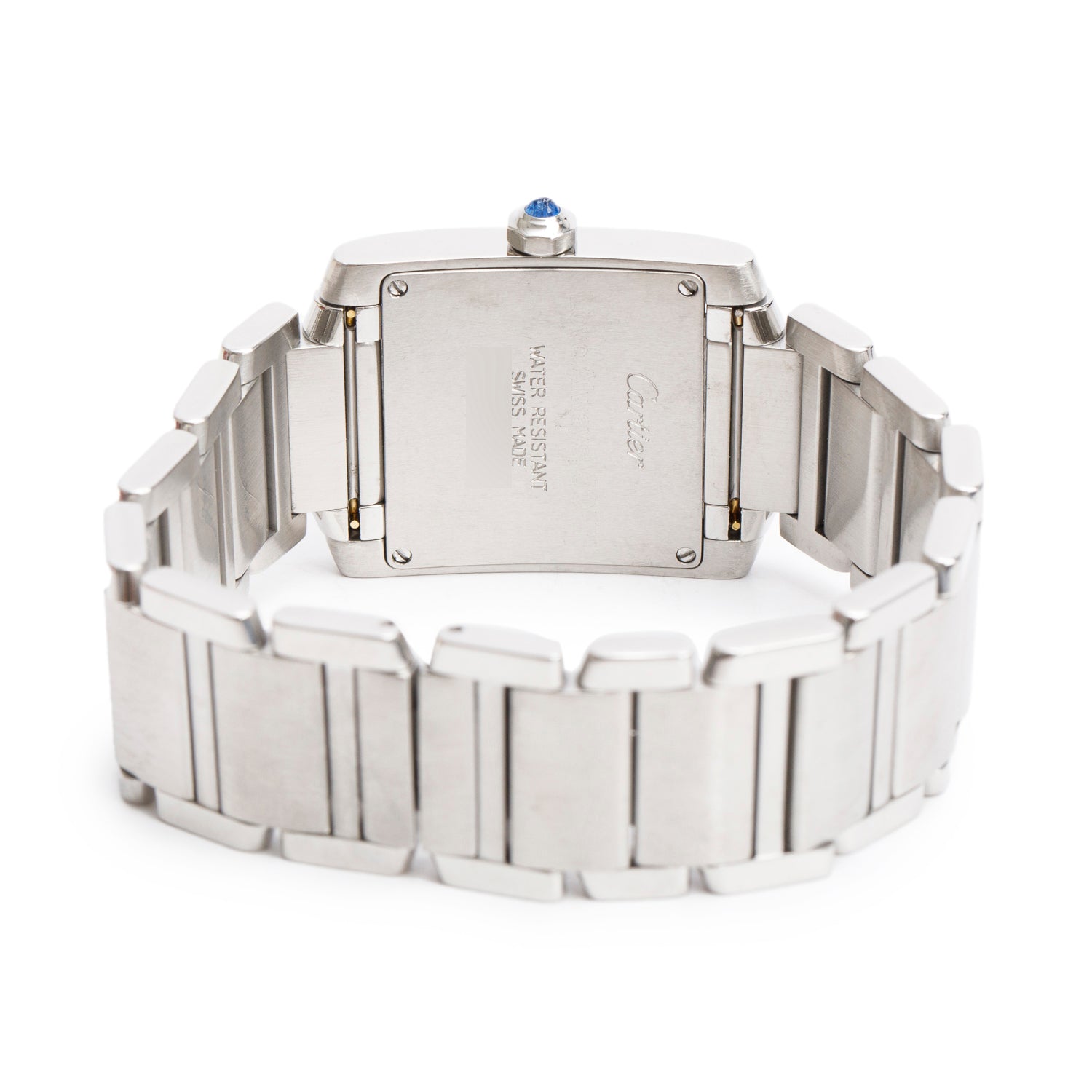 Cartier Stainless Steel Tank Francaise Watch, Medium Model 2301 w/ Box