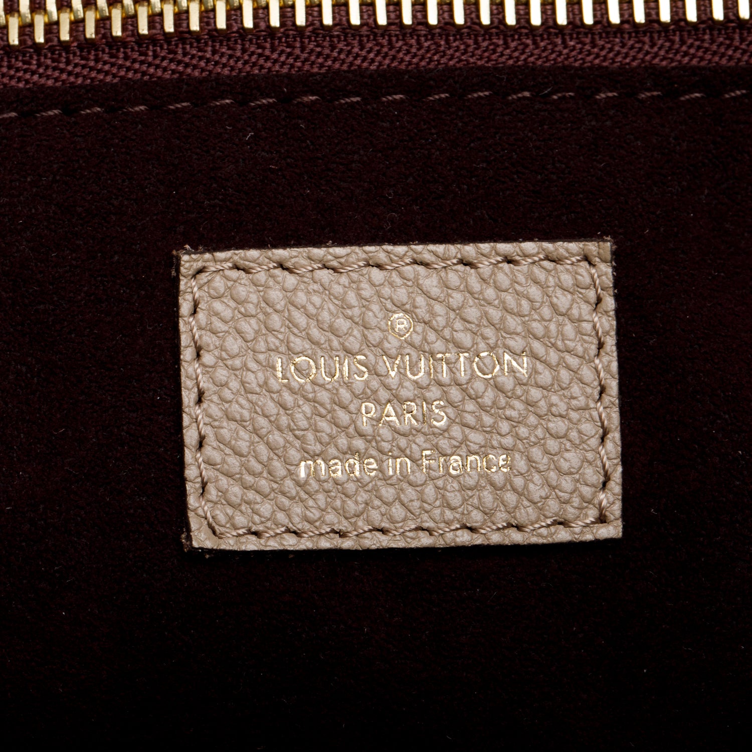 Louis Vuitton Turtledove Empreinte Monogram Giant Neverfull MM w/ Pouch & Box