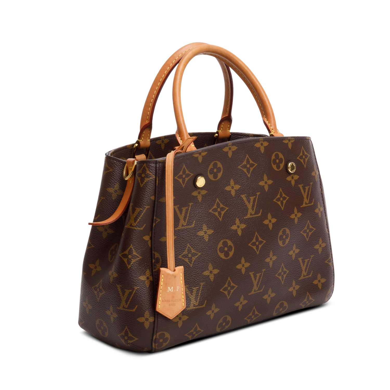 Louis Vuitton Monogram Montaigne BB w/ Strap & Box