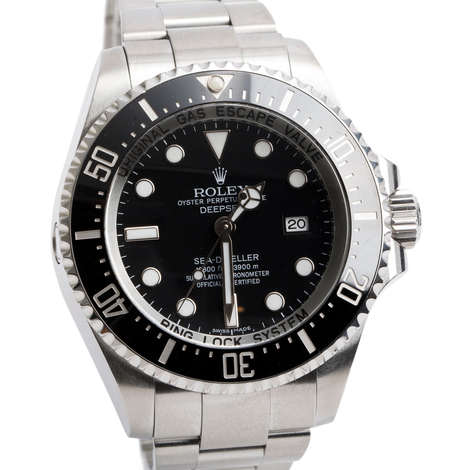Rolex Stainless Steel Sea-Dweller Deepsea 44 MM Automatic Watch 116660 w/ Box & Papers