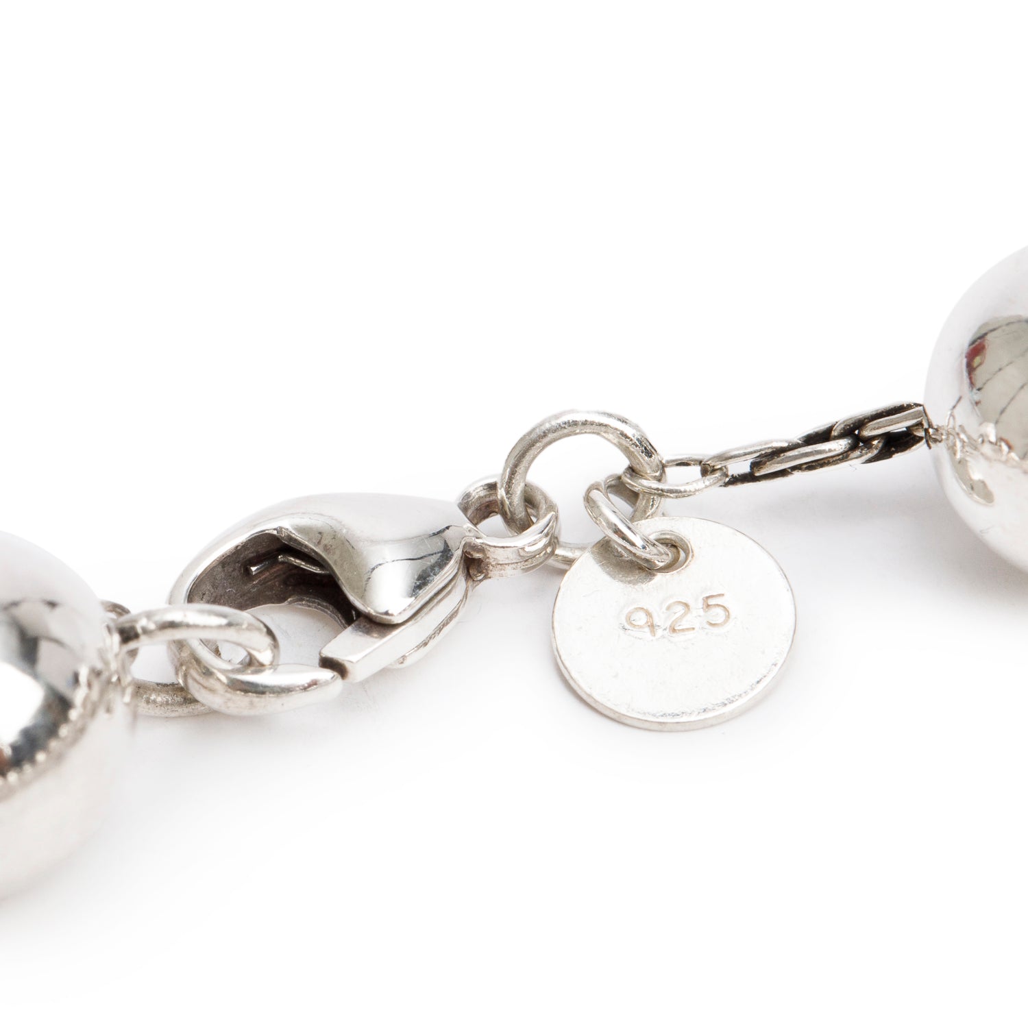 Tiffany & Co. Sterling Silver 10 MM HardWear Ball Bracelet