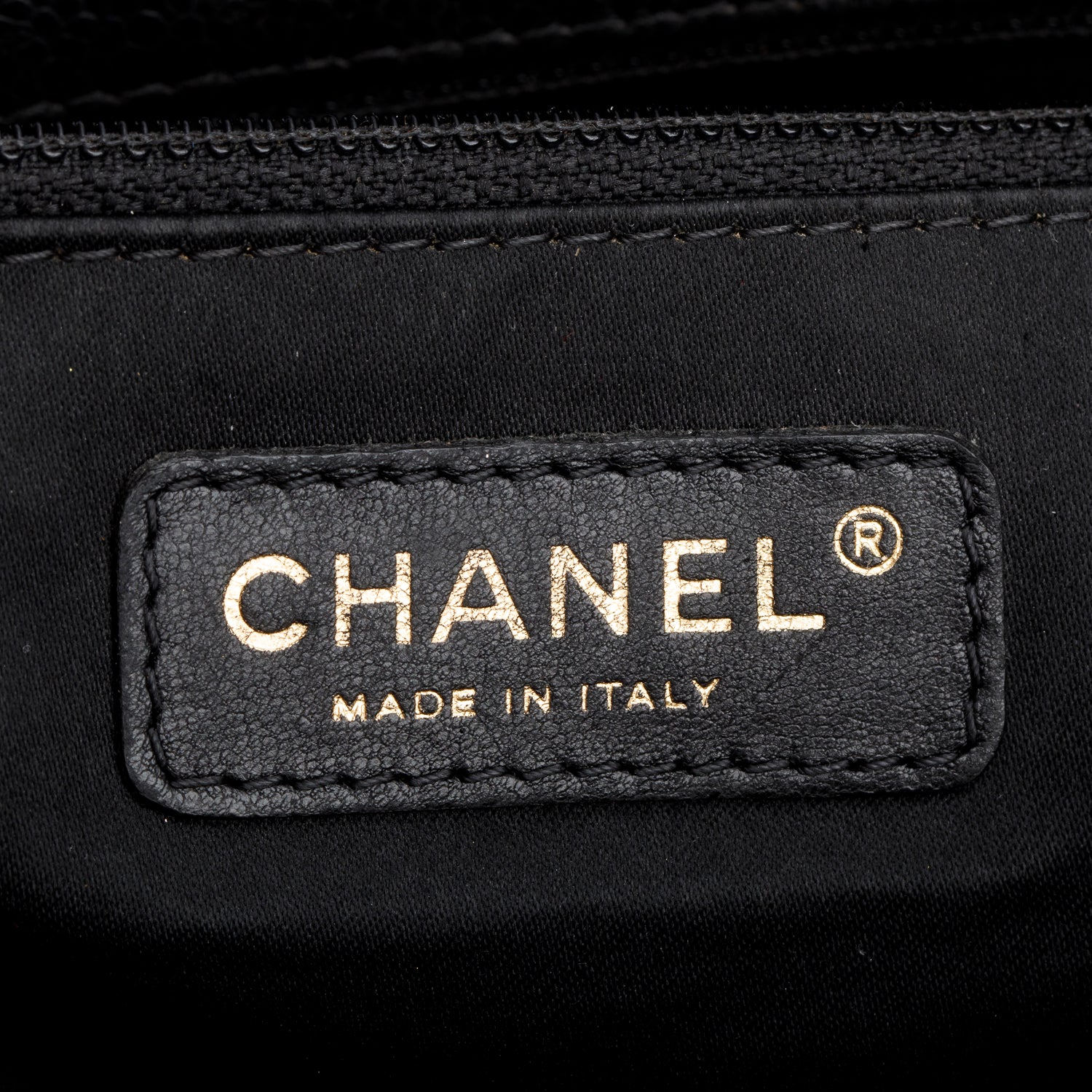 Chanel Black Caviar Quilted Grand Shopping Tote